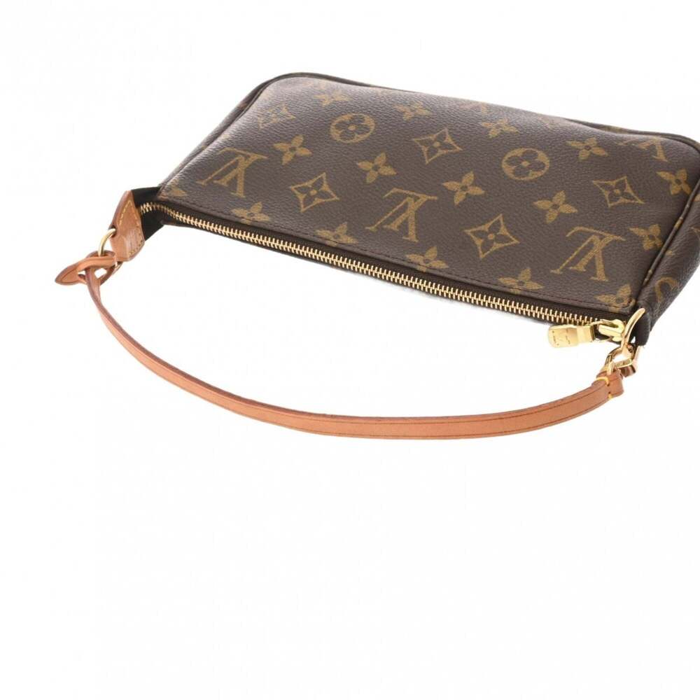 LOUIS VUITTON Brown Monogram Canvas Pochette Pouch - Picture 4 of 11